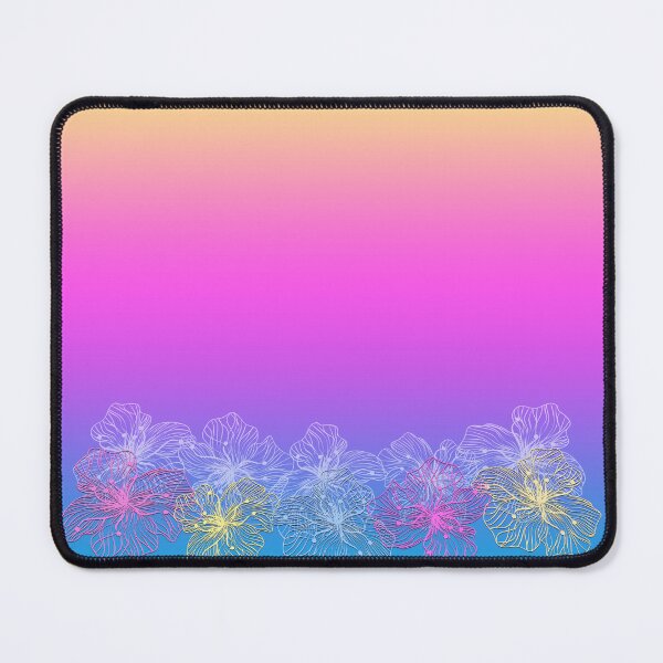 Item preview, Colorful flowers multicolored gradient designed and sold by fuzzyfox.