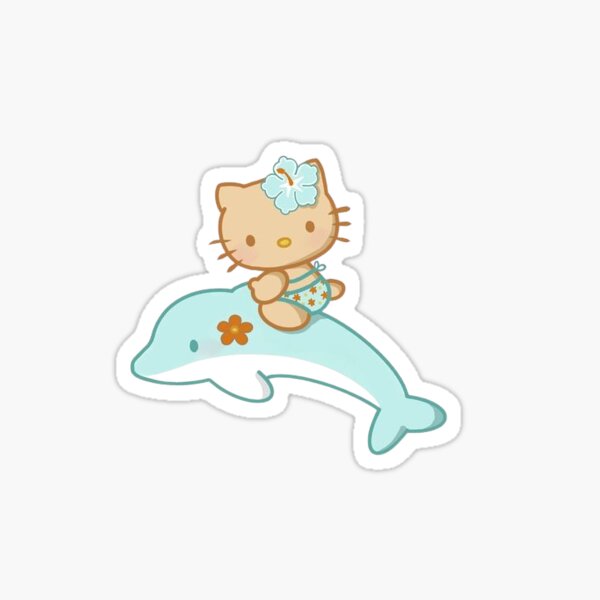 Item preview, dolphin sticker designed and sold by Lovesicksaviii.