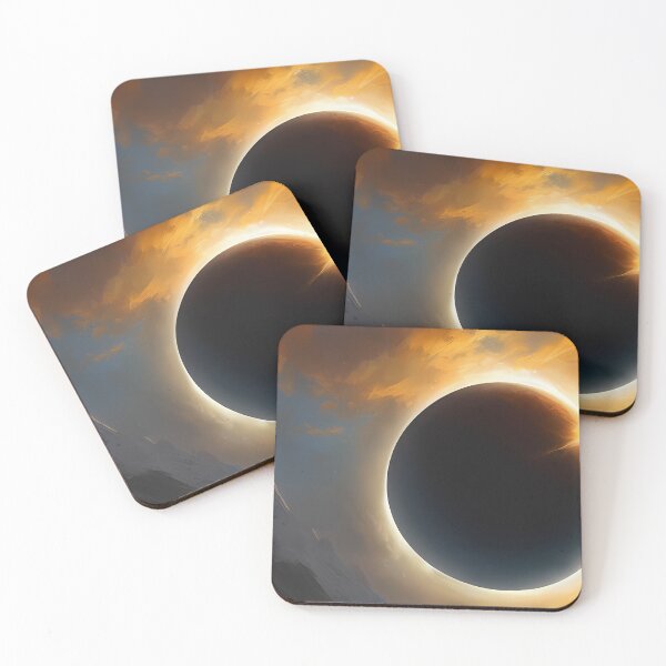 Item preview, Eclipse in Spectral Art: Digital Ghosts Capturing the Celestial designed and sold by Artedig.