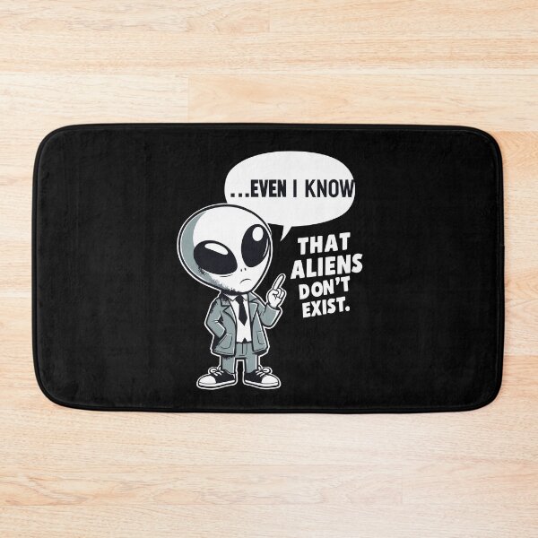 Item preview, Skeptical Alien: A Humorous Sci-Fi Design designed and sold by Designowner.