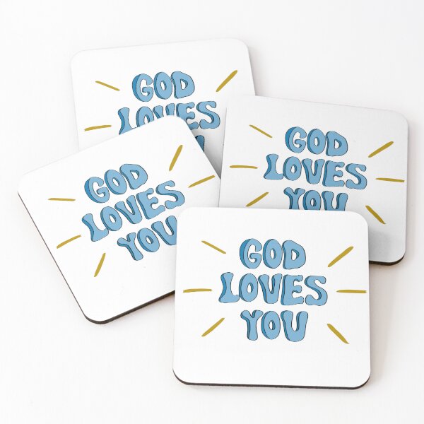 Item preview, God Loves You designed and sold by SweetPotatoArt.