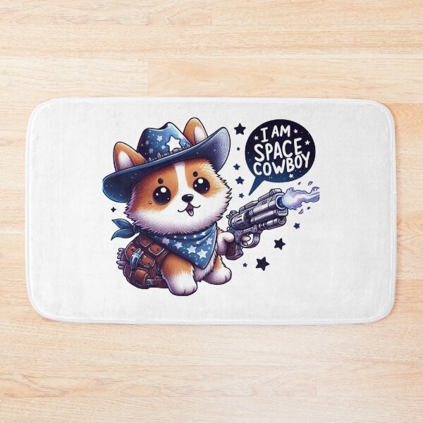 Item preview, Space Cowboy Corgi designed and sold by LemuellTrends.