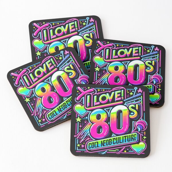 Item preview, I love the 80s! Cool Neon Pop Culture designed and sold by Tamer ⭐⭐⭐⭐⭐.