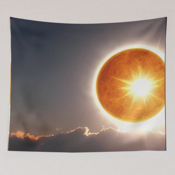 Item preview, Eclipse in Wind Art: Digital Winds that Spread Celestiality designed and sold by Artedig.