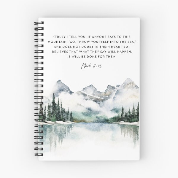 Item preview, Faith Moves Mountains Mark 11:23 designed and sold by KAMdesignhaus.