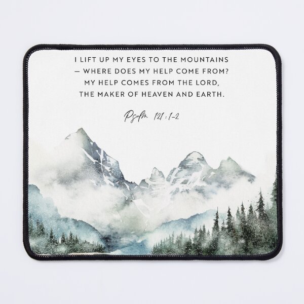 Item preview, I lift Up My Eyes Psalm 121 designed and sold by KAMdesignhaus.