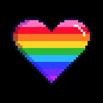 Artwork thumbnail, Rainbit Heart by Flickingjane
