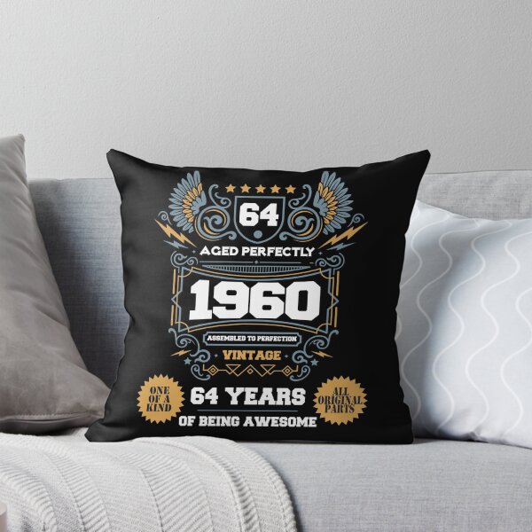 Item preview, Aged Perfectly Awesome Since 1960 Legend, Limited Edition, 64th Birthday, Assembled to perfection, Legend is Born, 64 years of being awesome designed and sold by DjenShop.