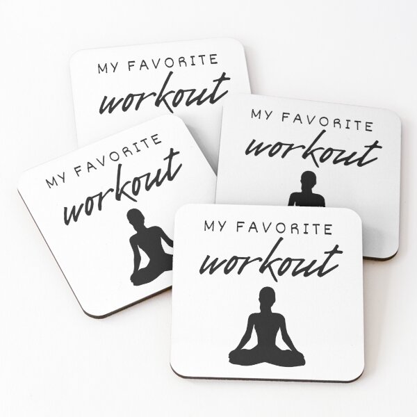Item preview, My Favorite Workout - Yoga Sitting Woman designed and sold by Ghoof-Wear.