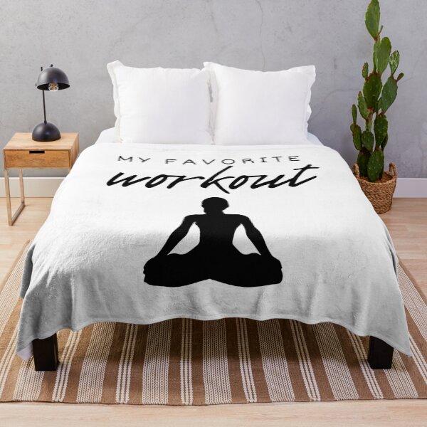 Item preview, My Favorite Workout - Yoga Sitting Woman designed and sold by Ghoof-Wear.