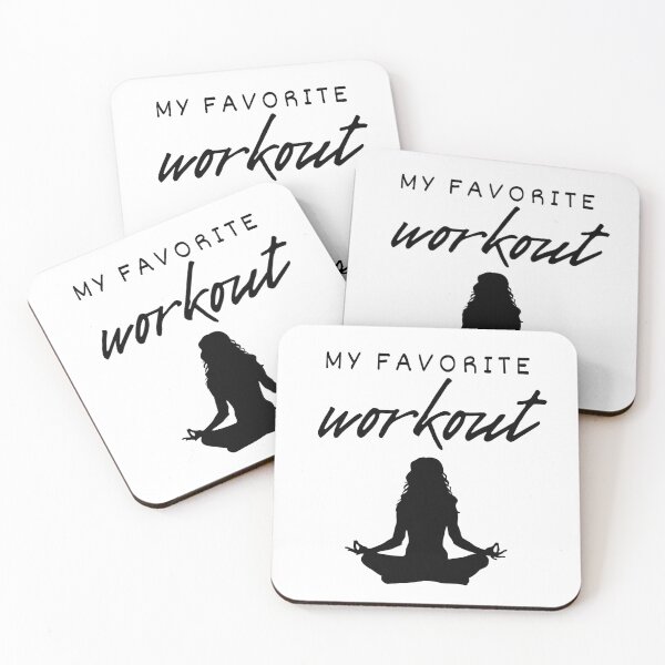 Item preview, My Favorite Workout - Yoga Sitting Woman designed and sold by Ghoof-Wear.