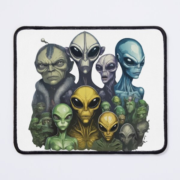 Item preview, Galactic Gathering - Alien Ensemble Artwork designed and sold by Designowner.
