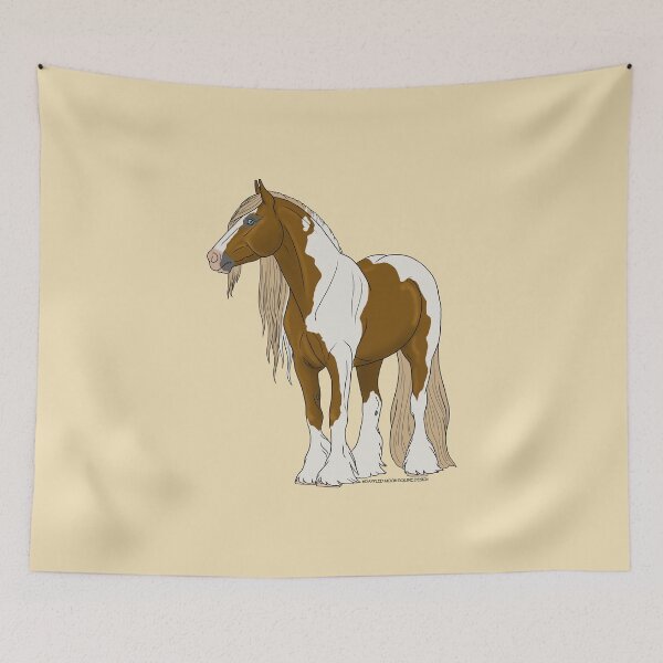 Item preview, Sorrel Tobiano Gypsy Vanner Horse designed and sold by DappledMoon.
