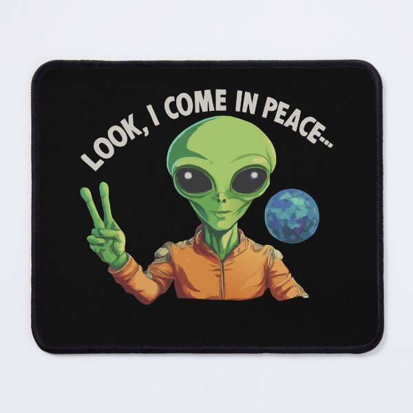 Item preview, Peaceful Alien Encounter - Galactic Visitor designed and sold by Designowner.