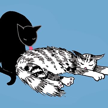 Artwork thumbnail, Pussycat Grooming by Suzebilia