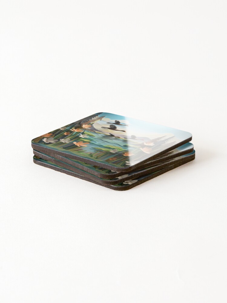 Thumbnail 4 of 5, Coasters (Set of 4), Flying In Formation designed and sold by NDMDesignStudio.