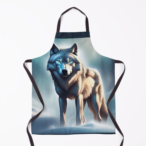 Item preview, Lone wolf snow landscape designed and sold by Astralia.