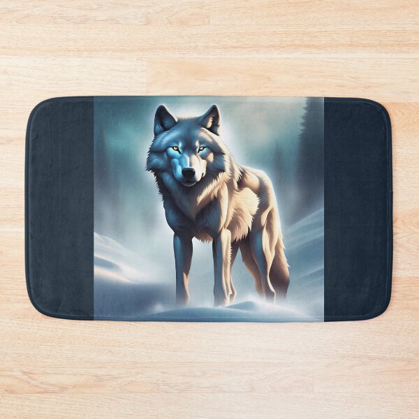 Item preview, Lone wolf snow landscape designed and sold by Astralia.