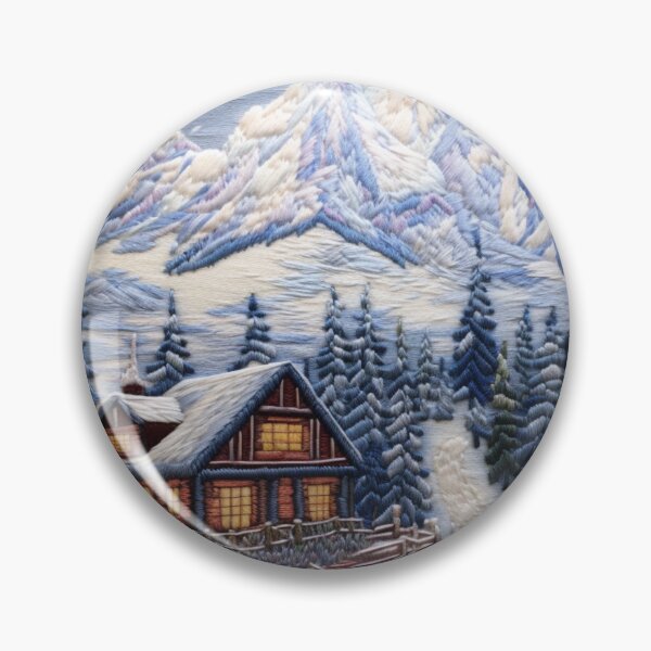 Item preview, Lodge de esquí en los Alpes suizos designed and sold by NDMDesignStudio.