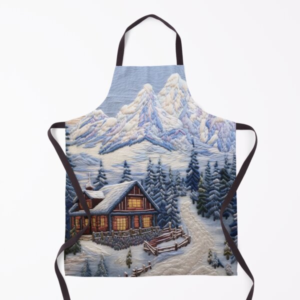 Item preview, Ski Lodge In The Swiss Alps designed and sold by NDMDesignStudio.