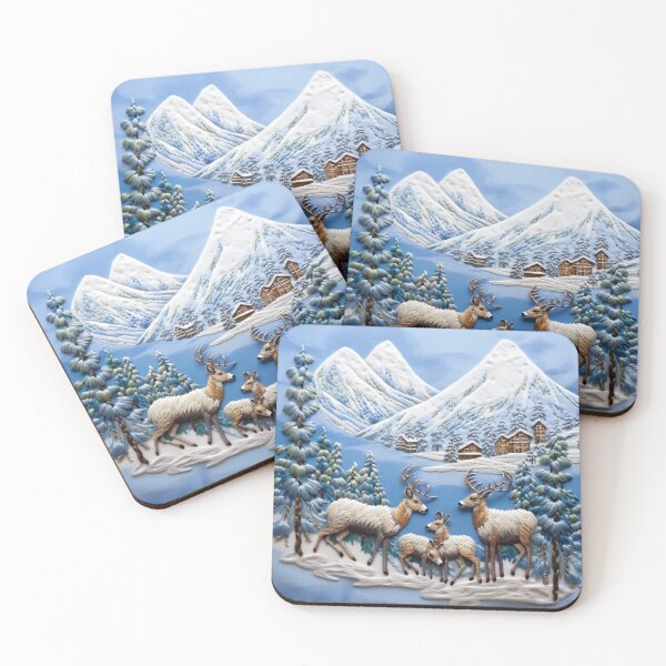 Item preview, Swiss Lodge In The Alps designed and sold by NDMDesignStudio.