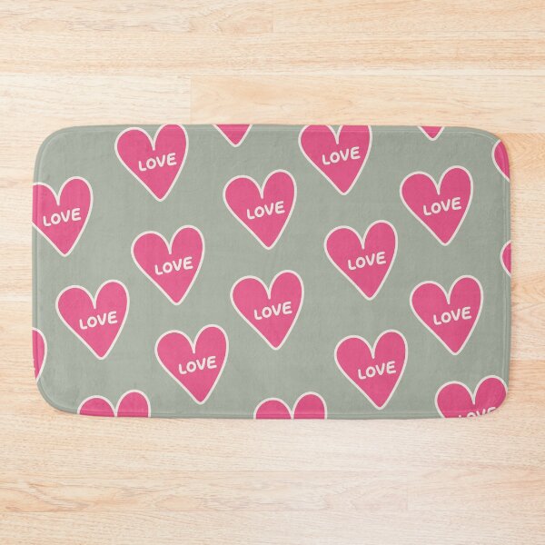 Item preview, Love Heart Candies - muted green and pink designed and sold by Home with Lola.