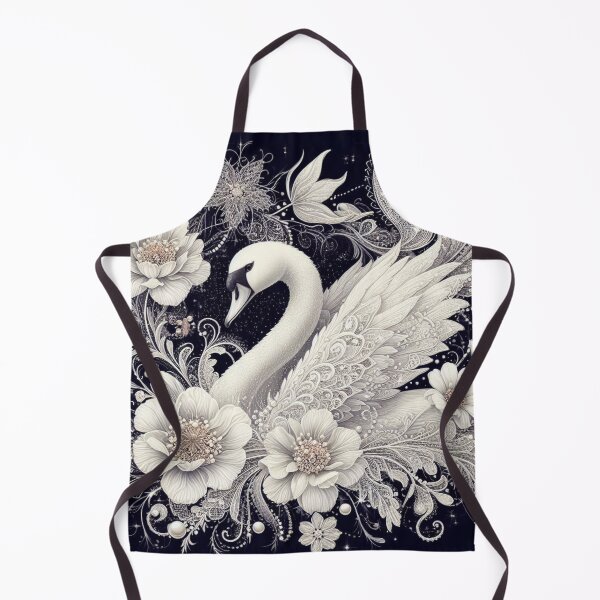 Item preview, Elegant Swan Lace and Pearls designed and sold by purplesensation.