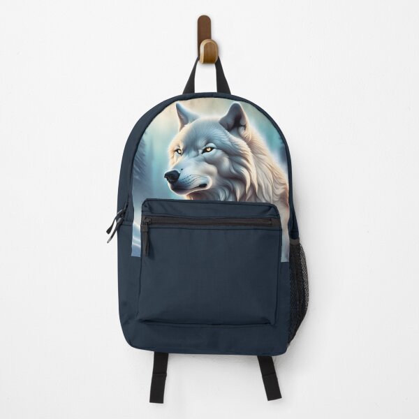 Item preview, Lone white wolf portrait designed and sold by Astralia.