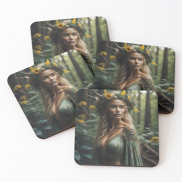 Item preview, Fairytale woodland maiden designed and sold by JustInspireMe.