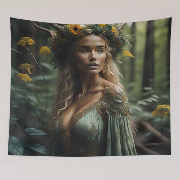 Item preview, Fairytale woodland maiden designed and sold by JustInspireMe.