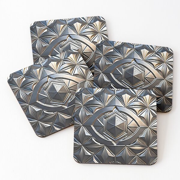Item preview, silver art deco style 008 designed and sold by fleesphotos.