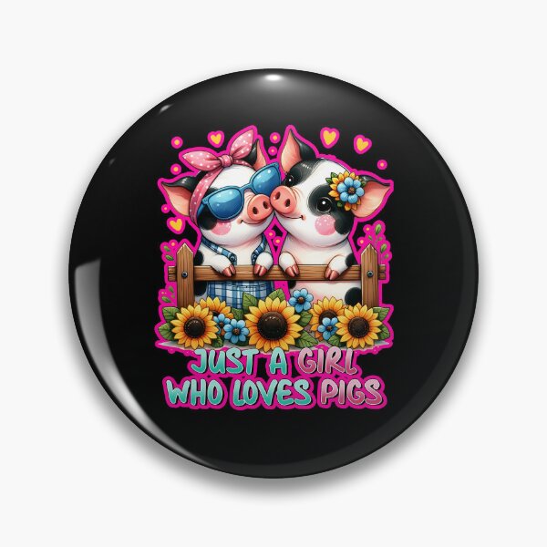 Item preview, Just A Girl Who Loves Pigs designed and sold by WoodburyLake.