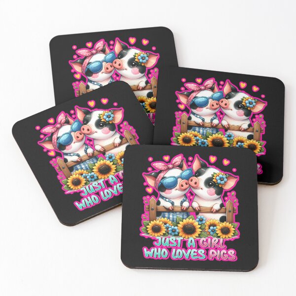 Item preview, Just A Girl Who Loves Pigs designed and sold by WoodburyLake.
