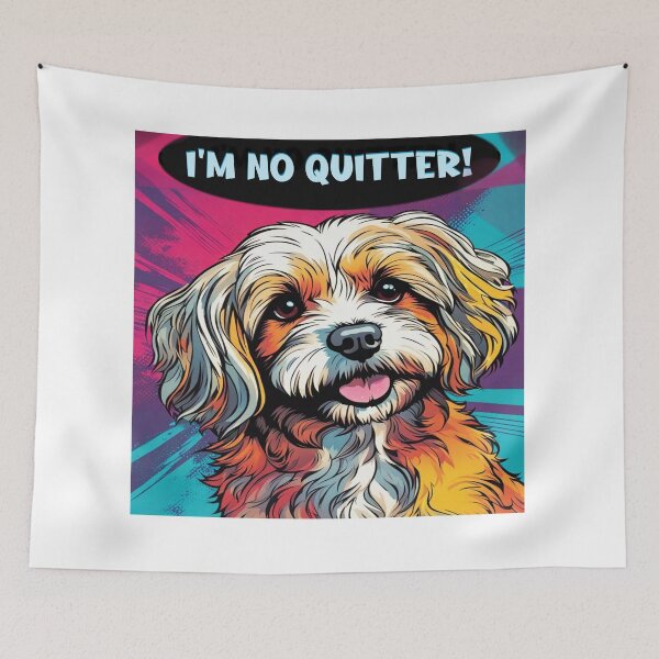 Item preview, I'm No Quitter designed and sold by StickersNQuotes.