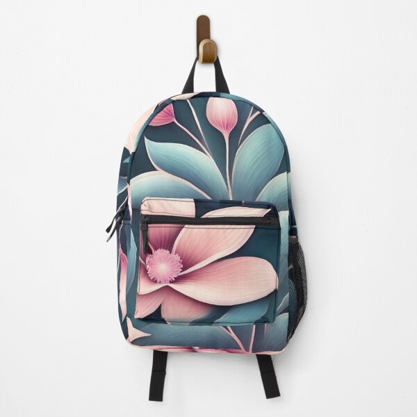Item preview, pink and blue floral designed and sold by aquinavortex.
