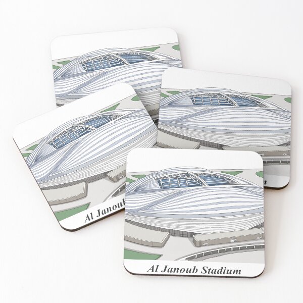 Item preview, Sketch of Al Janoub Stadium designed and sold by GaalArt.