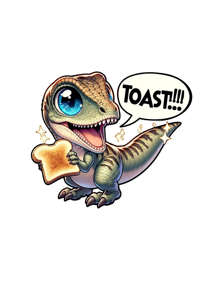 Thumbnail 4 of 4, iPhone Case, Toast Raptor designed and sold by StickyBear.