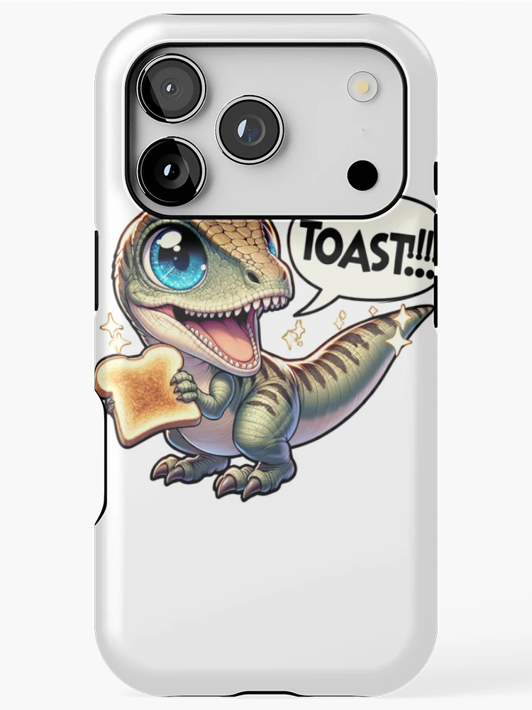 Thumbnail 1 of 4, iPhone Case, Toast Raptor designed and sold by StickyBear.