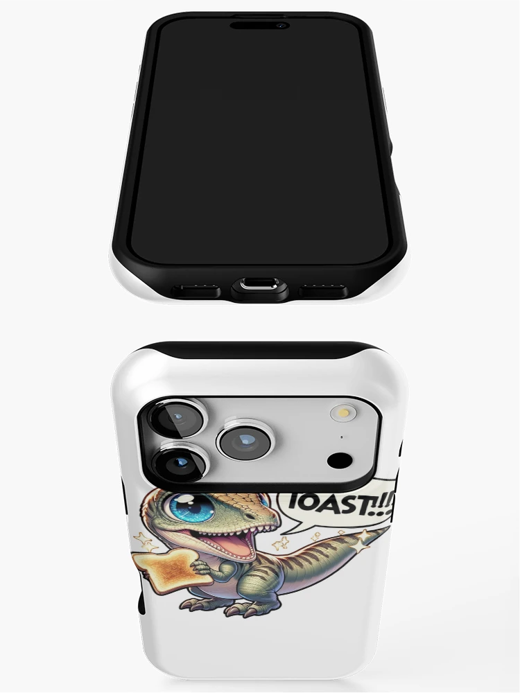 Thumbnail 3 of 4, iPhone Case, Toast Raptor designed and sold by StickyBear.