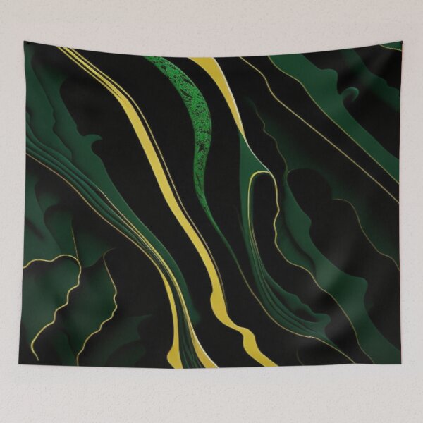 Item preview,  Best marble black and Green Design. Agate Gold Glitter designed and sold by SuraSu.