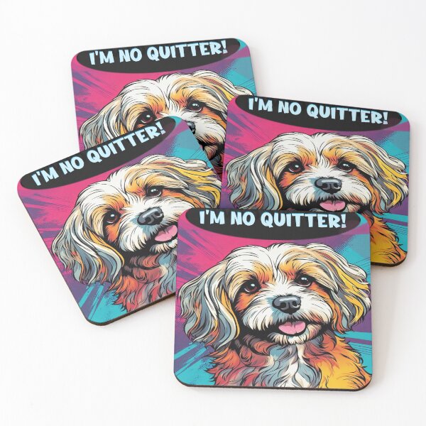 Item preview, I'm No Quitter designed and sold by StickersNQuotes.