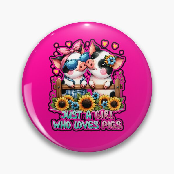 Item preview, Just A Girl Who Loves Pigs designed and sold by WoodburyLake.