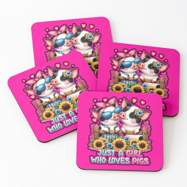 Item preview, Just A Girl Who Loves Pigs designed and sold by WoodburyLake.