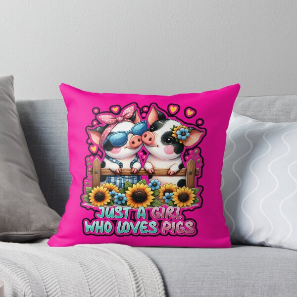 Item preview, Just A Girl Who Loves Pigs designed and sold by WoodburyLake.
