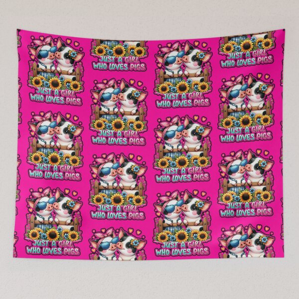 Item preview, Just A Girl Who Loves Pigs designed and sold by WoodburyLake.