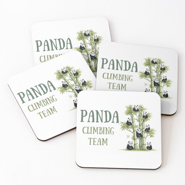 Item preview, Panda Climbing Team Rock Climber designed and sold by NatureStyle555.