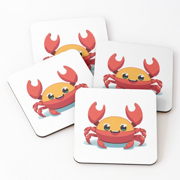 Item preview, Coral the Cute Crab designed and sold by Heavy-Umbrella.