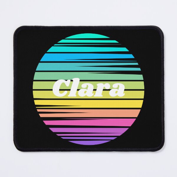 Item preview, Clara | Clara Colorful Name | Sunset Beach | Cool Names | Stripes designed and sold by ShroomMagic.