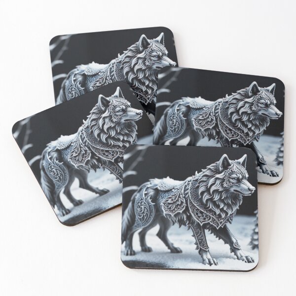 Item preview, Gothic snow wolf designed and sold by Astralia.