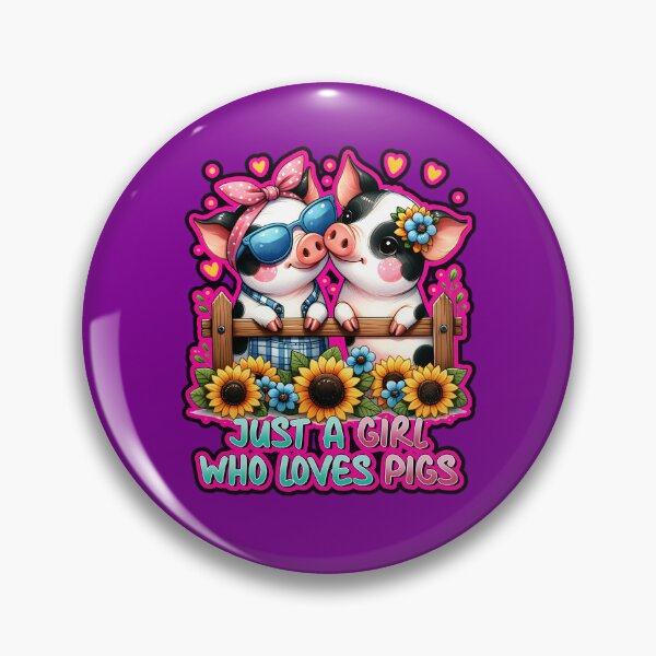 Item preview, Just A Girl Who Loves Pigs designed and sold by WoodburyLake.